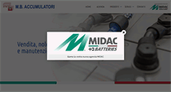Desktop Screenshot of mbaccumulatori.com